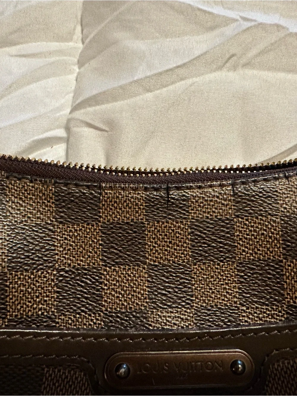 Louis Vuitton Damier Ebene Bloomsbury PM Crossbody Bag